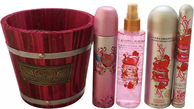 Парфюмерный набор Cuba Heartbreaker, 4 предмета