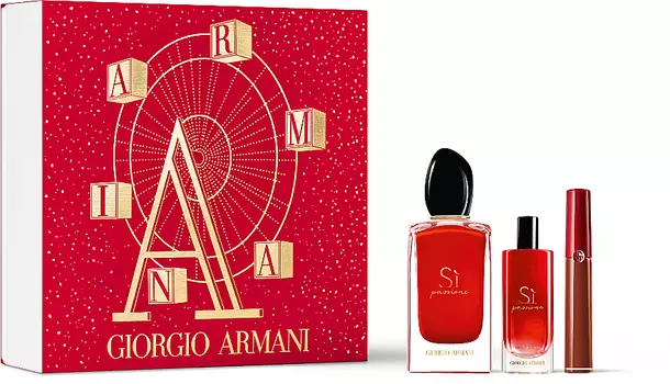 Парфюмерный набор Giorgio Armani Si Passione, 3 предмета