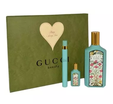 Парфюмерный набор Gucci Flora Gorgeous Jasmine, 3 предмета