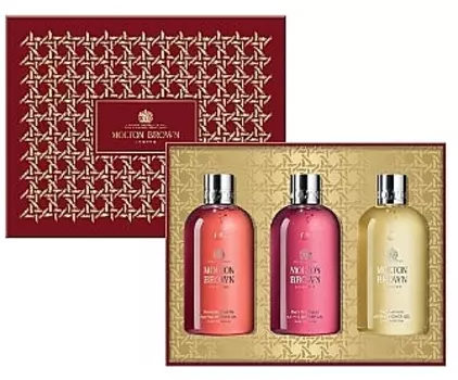 Парфюмерный набор Molton Brown Floral & Spicy Body Care Collection, 3x300 мл, 3 предмета