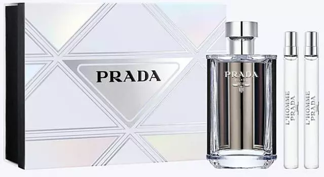 Парфюмерный набор Prada L'Homme Prada, 2x10 мл, 2 предмета