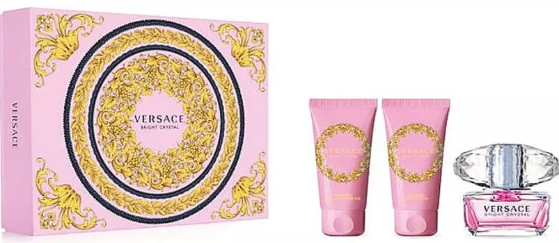 Парфюмерный набор Versace Bright Crystal, 3 предмета