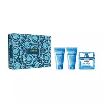 Парфюмерный набор Versace Man Eau Fraiche, 3 предмета