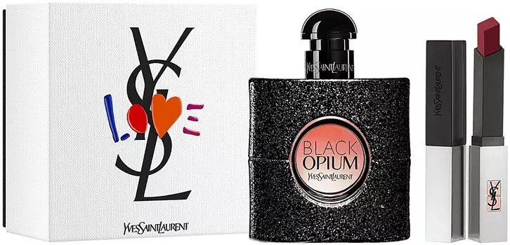 Парфюмерный набор Yves Saint Laurent Black Opium, 2 предмета