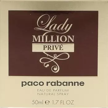 Парфюмированная вода Paco Rabanne Lady Million Prive