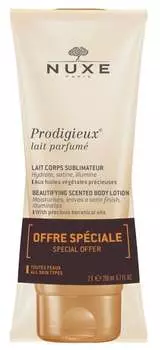Парфюмированное молочко для тела, 200 мл + 200 мл Nuxe Prodigieux