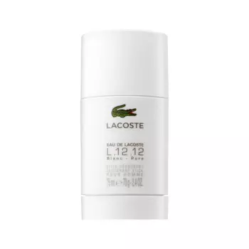Парфюмированный дезодорант-стик Lacoste Eau de Lacoste L.12.12 Blanc-Pure, 75 мл
