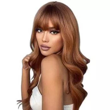 Парик рыжий медный, парики женские.Как натуральный., inna