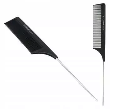 Парикмахерская расческа CARBON для начеса волос, Poniks