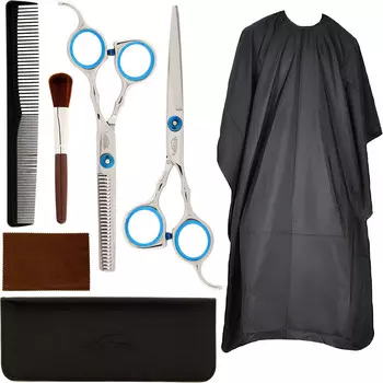 Парикмахерский набор, ножницы, филировочная накидка, XL Calissimo