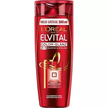 Paris Elvital Color Shine Шампунь 2-в-1 300мл, L'Oreal