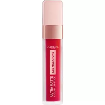 Матовая жидкая губная помада L'Oreal Paris Les Macarons, 828 Framboise Frenzy