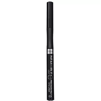 Paris Infallible Grip Precision Felt 0,4 мм, 27 ч, стойкая подводка для глаз, черная, L'Oreal