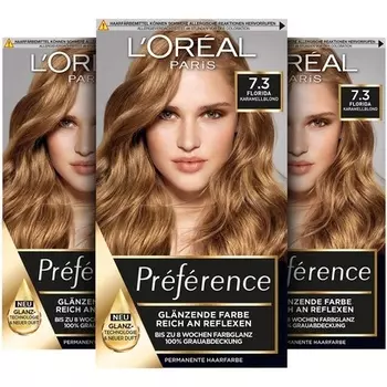 Paris PreFeRence Florida Карамельный блондин 183G, L'Oreal