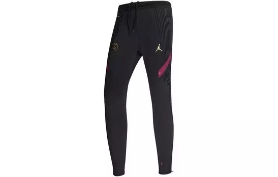 Paris Saint Knit спортивные штаны мужские черные Jordan, черный