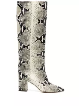 Paris Texas кожаный ботинок Anja 100 мм, черный