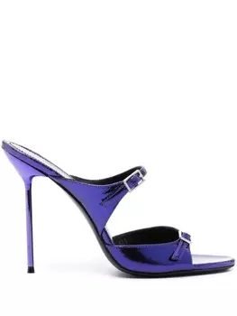 Paris Texas ламинированные мюли, фиолетовый