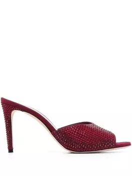 Paris Texas мюли с кристаллами, красный