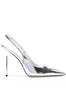Paris Texas туфли Lidia 115 с эффектом металлик, серебристый