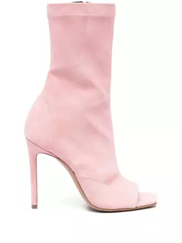 Paris Texas замшевые ботильоны Amanda 105, розовый