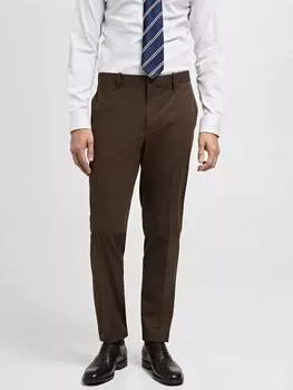 Парижские брюки супертонкого покроя Mango, цвет Medium Brown