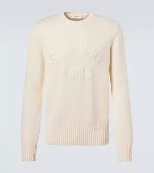 Парижский хлопковый свитер Givenchy, экрю