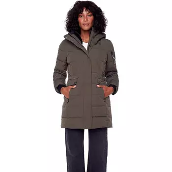 Парка Alpine North Women’s Vegan Down Mid-Length, оливковый