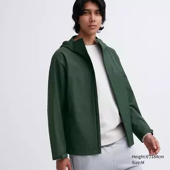 Парка BLOCKTECH 3D Cut Uniqlo, оливковый