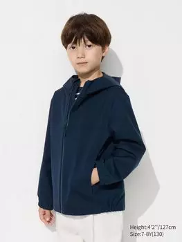 Парка Blocktech Uniqlo, цвет 69 синий