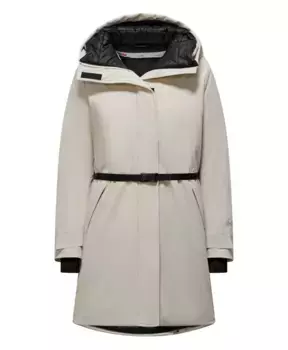 Парка цвета слоновой кости с фиксированным капюшоном Invicta, бежевый