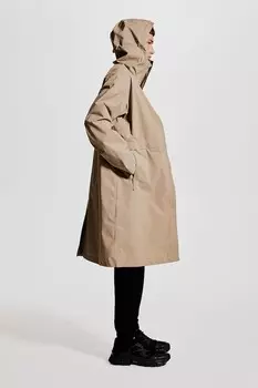 Парка-Дождевик из материала stormmove свободного покроя H&M, бежевый