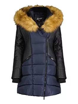 Парка Geographical Norway Parka Ausmose, цвет Dunkelblau/Schwarz