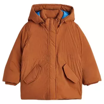 Парка H&M Padded Nylon, коричневый