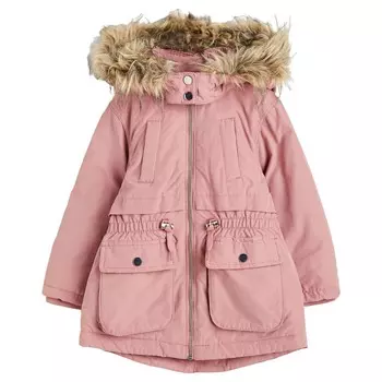 Парка H&M Padded, светло-розовый