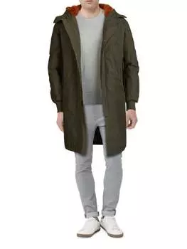 Парка Heavy Tech с капюшоном из искусственного меха Cole Haan, цвет Olive
