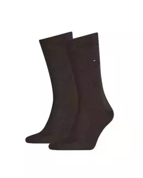 Парка из двух пар коротких мужских носков коричневого цвета Tommy Hilfiger, коричневый