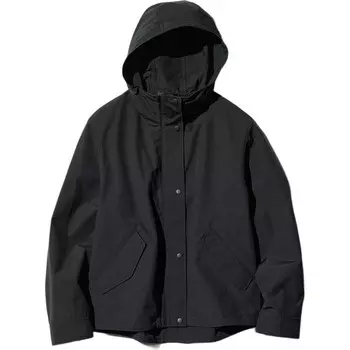 Парка из хлопковой смеси Uniqlo, черный