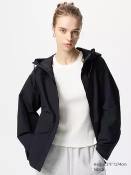 Ветровка из хлопковой смеси Uniqlo, 09 черный