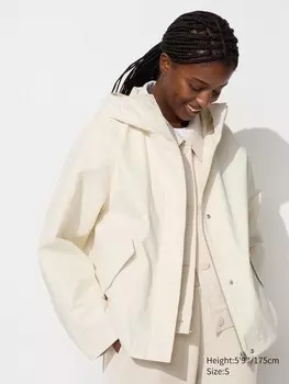 Парка из хлопковой смеси Uniqlo, светло-бежевый