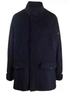 Парка из смесовой шерсти Ralph Lauren Purple Label, синий