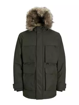 Парка JACK & JONES Winter Parka JJStar, темно-зеленый