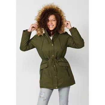 Парка Koroshi 2322JA72, бежевый