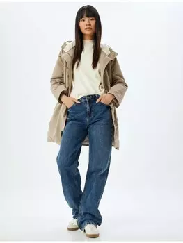 Парка KOTON Trenchcoat, бежевый