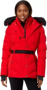 Парка Michael Kors Belted Chevron Active A422900C, цвет Crimson