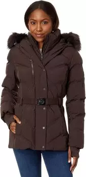Парка Michael Kors Belted Chevron Active A422900C, цвет Chocolate