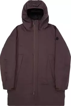 Парка Moncler Lauzier Long Parka Coat 'Brown', коричневый