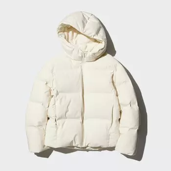 Парка на пуху Uniqlo, 01 белый