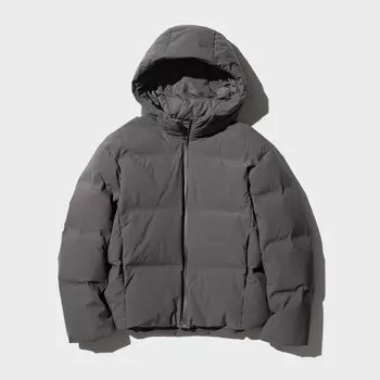 Парка на пуху Uniqlo, 07 серый