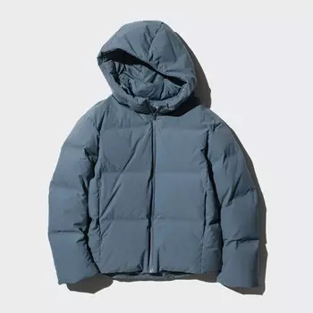 Парка на пуху Uniqlo, синий