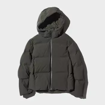 Парка на пуху Uniqlo, 58 темно-зеленый